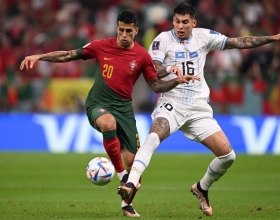 Kết quả Bồ Đào Nha 2-0 Uruguay, World Cup 2022: Bruno Fernandes lập cú đúp