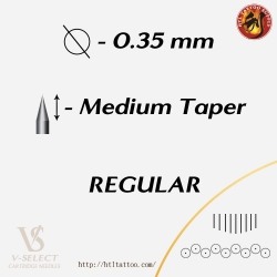 Curved Magnum Medium Taper - EZ® V-System Cartridge Needles